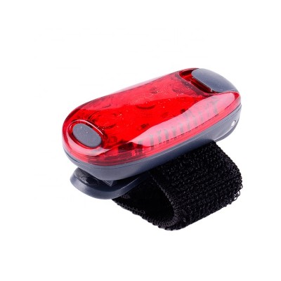 Cheap Factory Supply SMD LED Bike Light Elastic Belt Attached Bicycle Light Mini Red Wrist Lamp For Running Riding