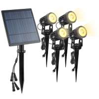 Solar Power Lawn Light With Light Sensor Dusk to Dawn Outdoor LED Light