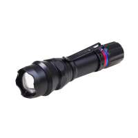 2020 Unique Outdoor With Red Blue Led Torch Light Portable Zoom Flashlight For Hunting