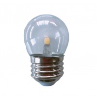 110V Colorful G35 Mini LED Glass Bulb E27 0.6W Holiday  LED Lantern Lamp