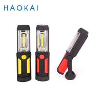 Rotatable front 5 led+1 COB inspection working cordless magnetic portable COB LED emergency light