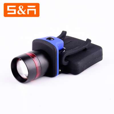 150 Meter High Power Long Distance Aluminum Zoom Hat Clip Light For Fishing Camping Hiking