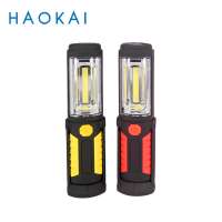 Good quality rotatable front 5 led+1 COB handle working light cordless magnetic inspection emergency pen car led work light