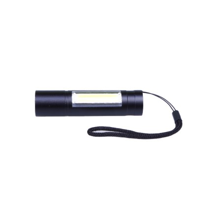 Promotional 3W XPE COB LED Aluminum Tactical Flashlight Built In Battery Handy USB Rechargeable Mini Torch Light